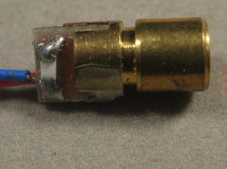 Copper head laser diode current limiting resistor
